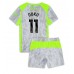 Maillot de foot Manchester City Jeremy Doku #11 Troisième vêtements enfant 2025-26 Manches Courtes (+ pantalon court)